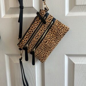 Sole society leopard purse